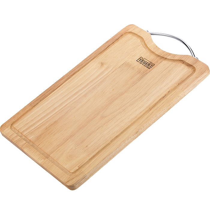 Доска разделочная REGENT Linea Bosco 93-BO-2-07, прямоугольная с мет. ручкой 35х23,5х1,5 см