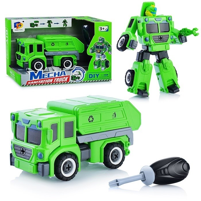 Набор игровой "Робо-машинка. Мусоровоз" MAYA TOYS D622-H132A
