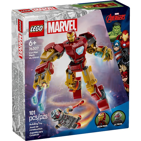 Конструктор LEGO Super Heroes 76307 Робот Железного Человека против Альтрона"