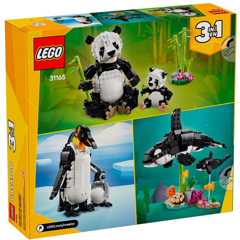 Конструктор LEGO CREATOR 31165 Дикие животные: семья панд