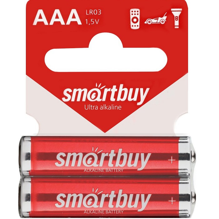 Элемент питания SMARTBUY LR03 BL-2SB (60/600) (SBBA-3A02SB)