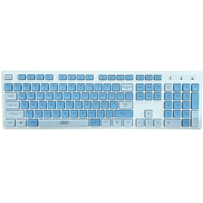 Клавиатуры XO KB-05, синяя (АНГЛ. раскладка)