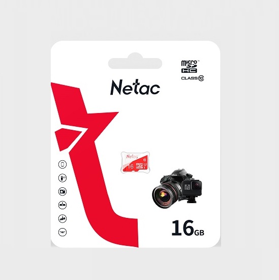 Micro SD 16Gb Netac P500 Eco Class 10 без адаптера