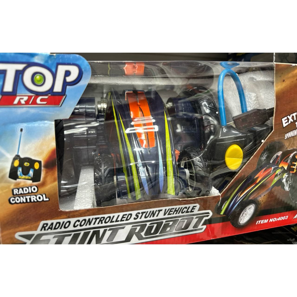 Машинка перевертыш ТЕХНО на пульте управления Машина-каскадер