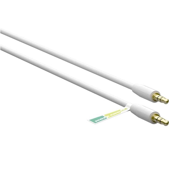 Аудиокабель AUX 3.5mm 1.2м More choice UK13 (White)