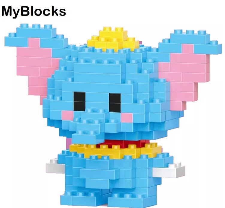 Фигурка-конструктор MyBlocks "Слон" 7233A (мятая упаковка)