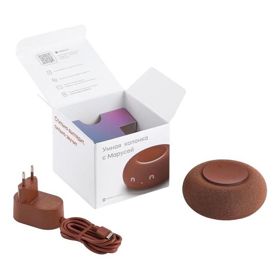 Умная колонка Mail.ru Капсула мини Маруся, Терракотовый (MRC02PK)