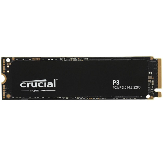 Накопитель  SSD M.2 1TB Crucial P3 (CT1000P3SSD8) 1ТБ, M.2 2280, PCIe 3.0 x4, NVMe, M.2