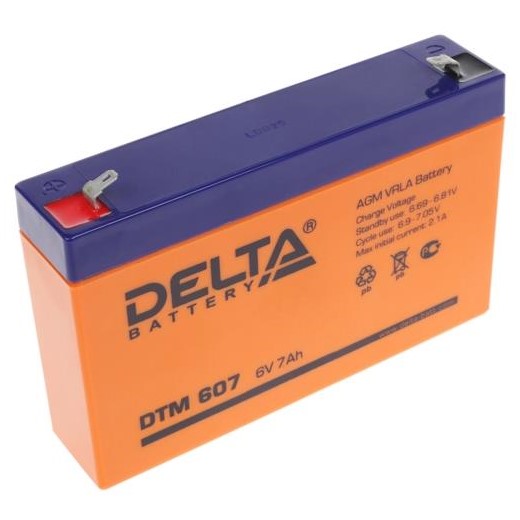 Батарея для ИБП EXEGATE DTM 607 (6V 7Ah), клеммы F1