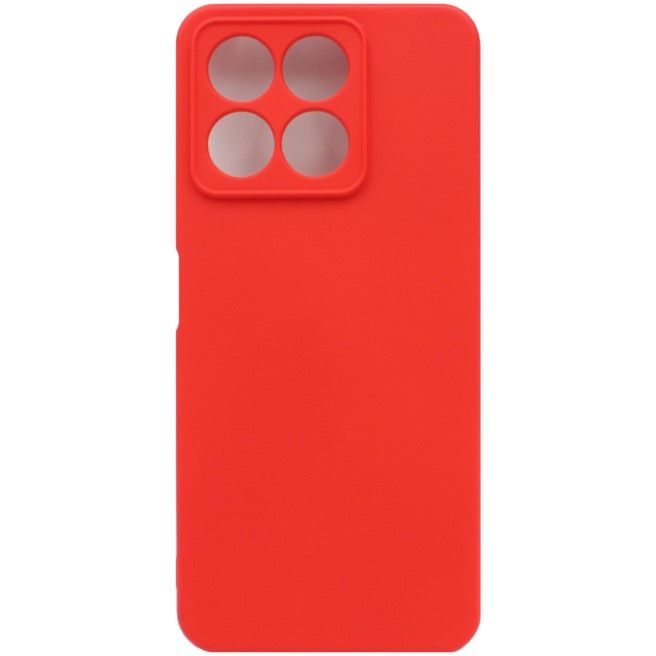 Задняя накладка  Silicone Case для Honor X8A Красный