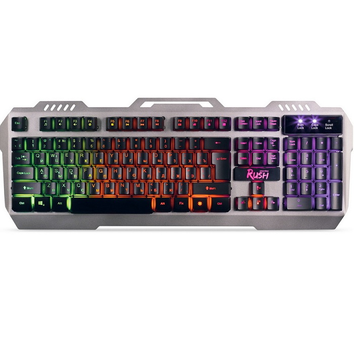 Клавиатура SMARTBUY RUSH Metal Heart 354 USB черная (SBK-354GU-K)