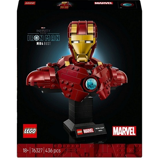 Конструктор LEGO Super Heroes 76327 Бюст Железного человека MK4