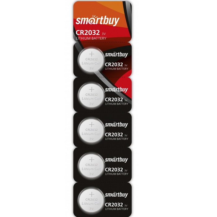 Элемент питания SMARTBUY CR2032 BL-5