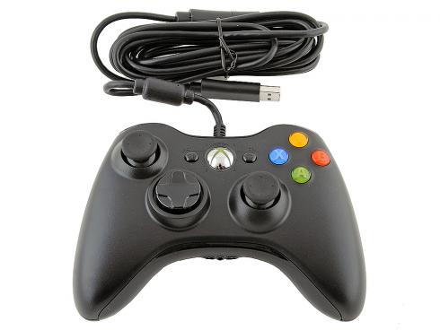 Геймпад MICROSOFT X-BOX360 черный (S9F-00002)