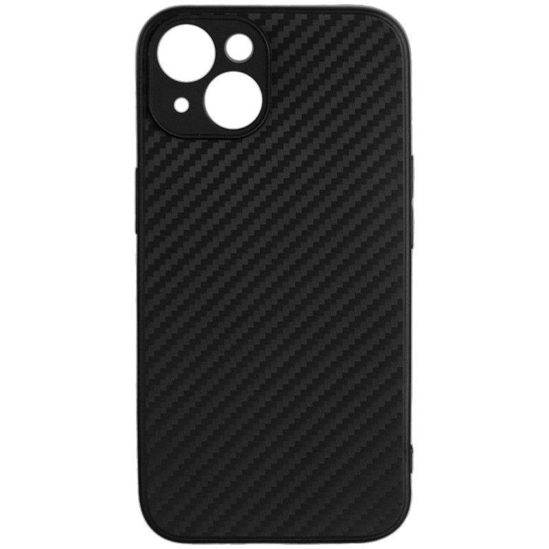 Задняя накладка ISA для iPhone 14 Карбон TPU