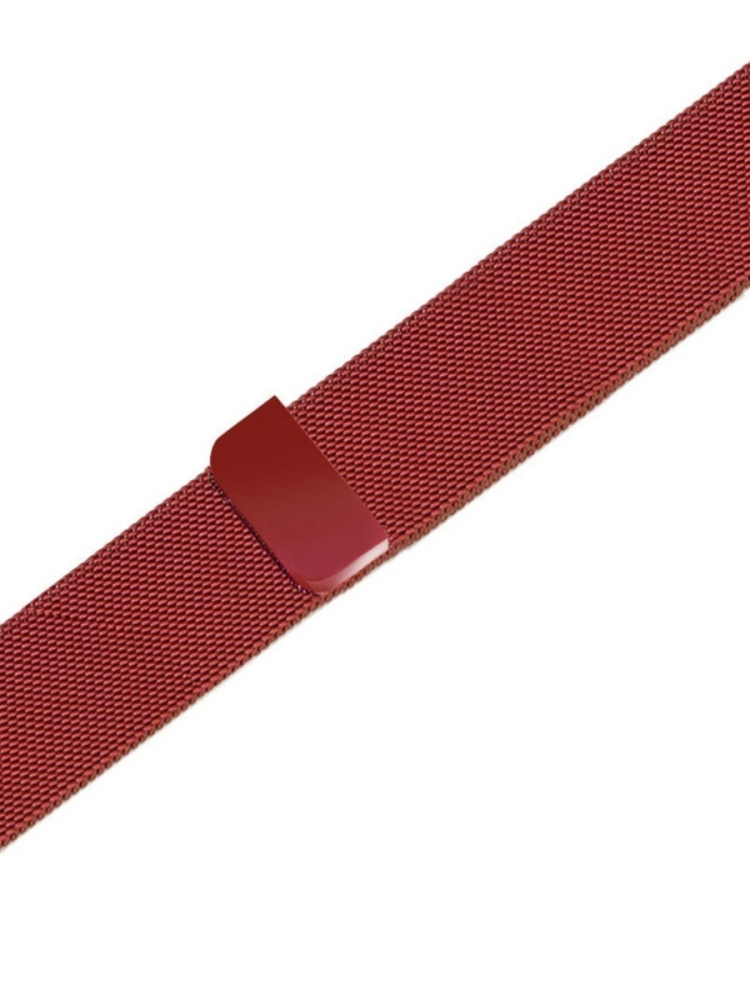 Ремешок NONAME для Apple Watch 38/40mm Milanese loop Коралловый (Water red)