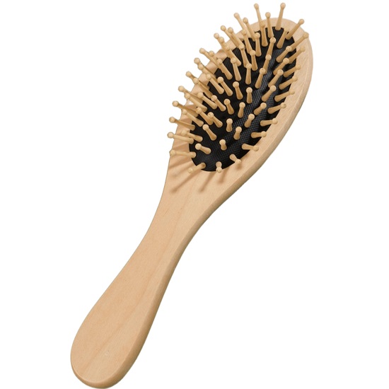 Расчёска массажная DARK, деревянная, 6×22(±1) см