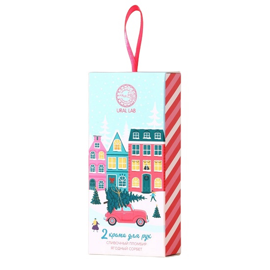 Подарочный набор, крем для рук, 2х30 мл, Новый Год 10470265