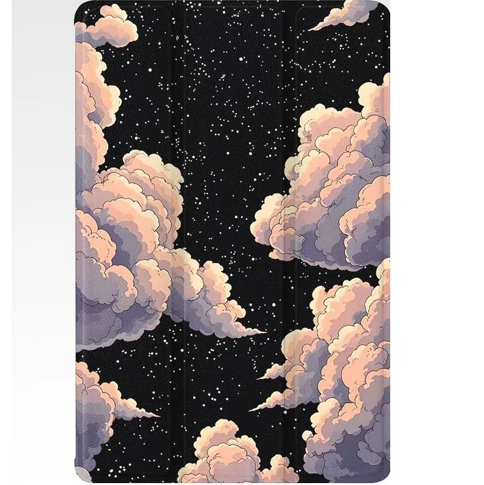 Чехол футляр-книга ZIBELINO для Xiaomi Pad 7/7 Pro 11.2" (черный) 8039 НОЧНОЕ НЕБО