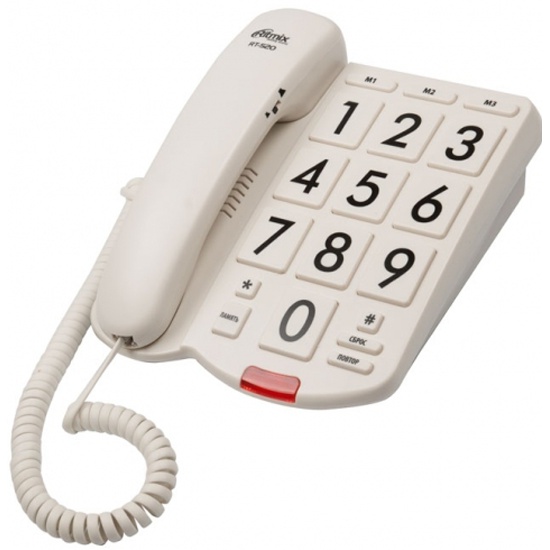 Телефон RITMIX RT-520 ivory