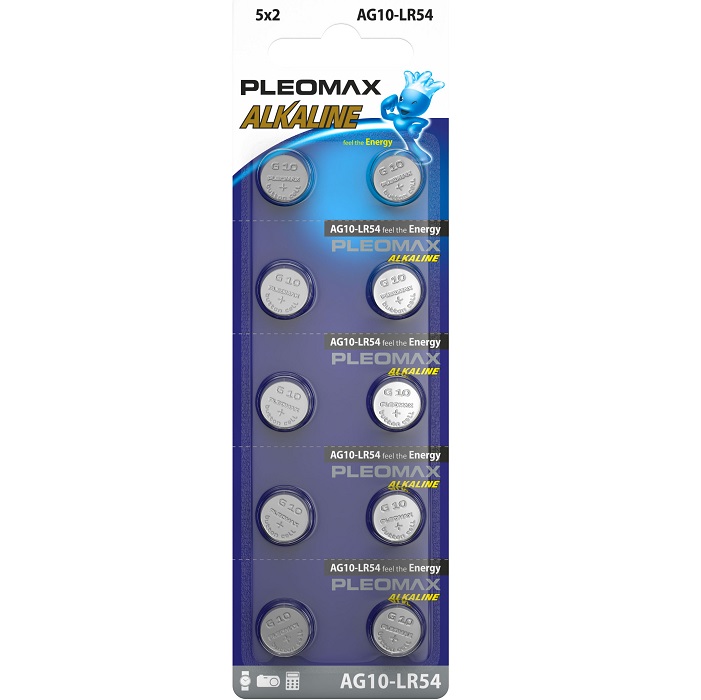 Элемент питания SAMSUNG PLEOMAX AG10 (389) LR1130, LR54 Button Cell BL-10