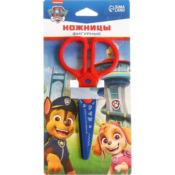 Ножницы фигурные пластиковые, 12,5 см, Щенячий патруль   10069691