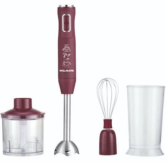 Блендер WILLMARK WHB-1450PS бордовый