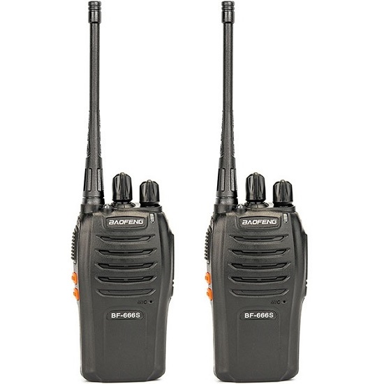 Рация BAOFENG BF-666S (UHF), 16 каналов, радиус действия 10км.(в комплекте 2 шт.)