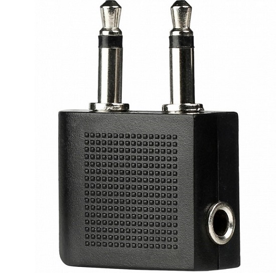 Переходник Jack 3.5 >--> 2*Jack 3.5 SMARTBUY A209 для наушников в самолет