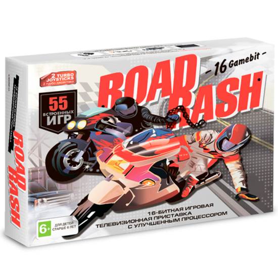 Приставка 16-bit Super Drive Road Rash (55 встр. игр) Black