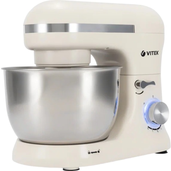 Миксер планетарный Vitek VT-PM0110 1500Вт кремовый