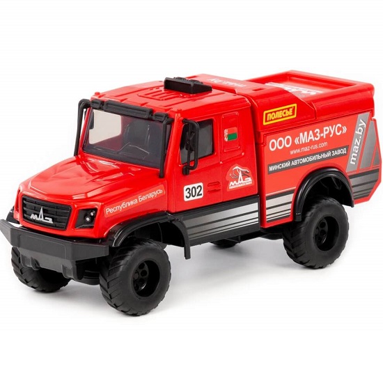 Гоночный грузовик ПОЛЕСЬЕ МАЗ-6440RR инерционный (в коробке) 57314