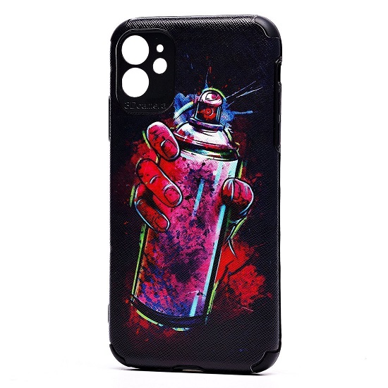 Задняя накладка SC310 для iPhone 11 (012) (black)