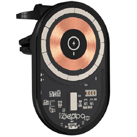 Автомобильный держатель DEPPA Mage Safe Crystal (55205) магнитный ,черный