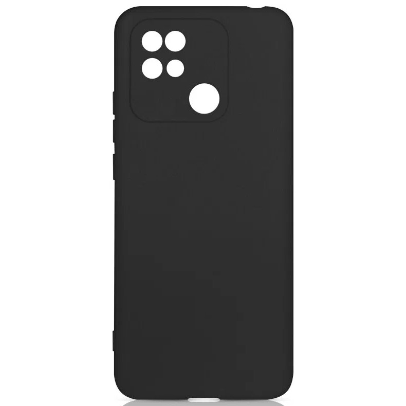 Силиконовый чехол DF для Xiaomi Redmi 10C DF xiCase-64 (black)