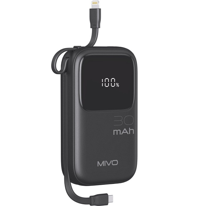 Внешний АКБ MIVO MB-301Q (30000mAh) черный