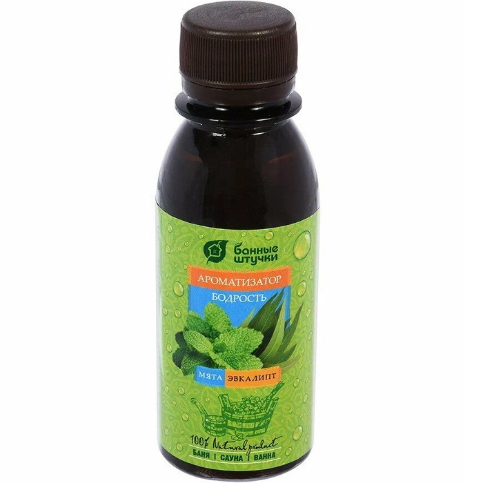 Ароматизатор БАННЫЕ ШТУЧКИ "Бодрость" Эвкалипт+Мята, 120мл 32205