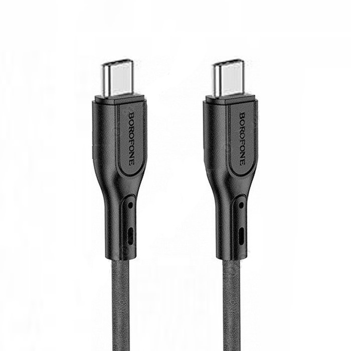 Кабель Lightning <--> Type-C  1.0м BorOFONE BX66 Wide, чёрный