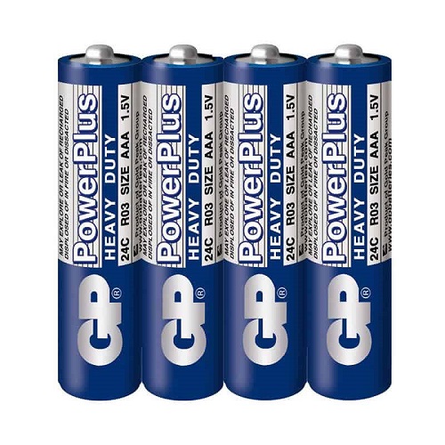 Элемент питания GP R03 Power Plus синий (4/40/200)