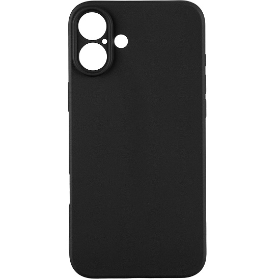 Силиконовый чехол ISA для iPhone 16 TPU матовый черный
