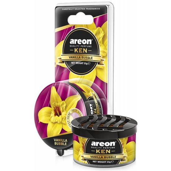 Ароматизатор AREON KEN ваниль/бубль гум баночка на блистере