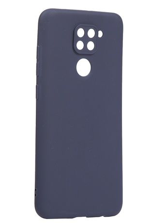 Задняя накладка ZIBELINO Soft Matte для Xiaomi Redmi Note 9 (синий)