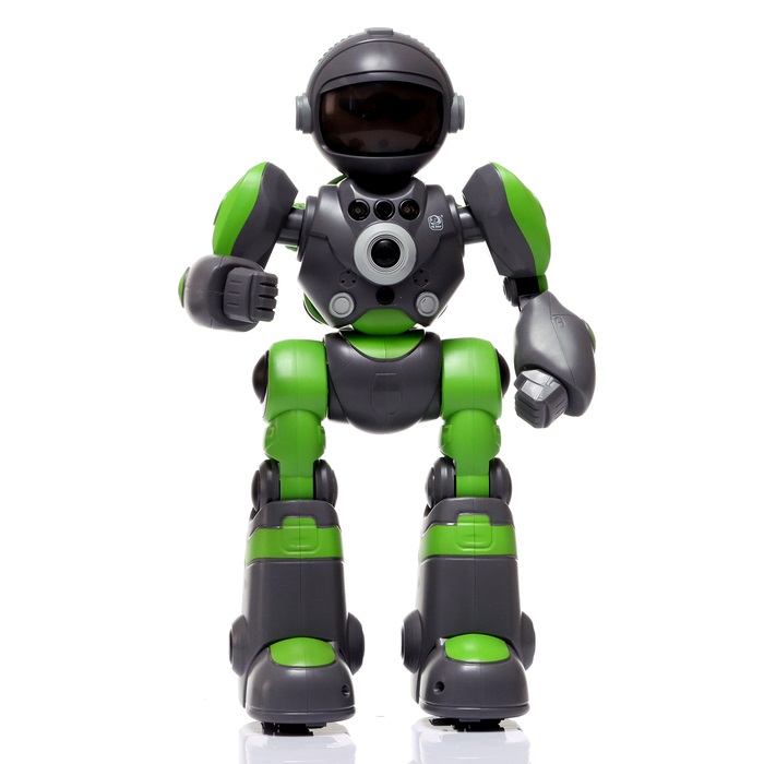 Робот радиоуправляемый «Кибер Бот», световые и звуковые эфф, цвет серый 10320781