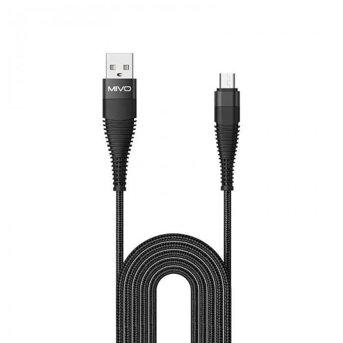 Кабель USB <--> microUSB  3.0м MIVO MX-61M черный