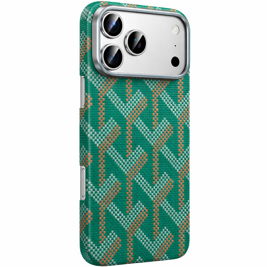 Задняя накладка KEEPHONE KEVILAR PRAGUE MAGSAFE CASE для iPhone 17 PRO MAX, MIDAS