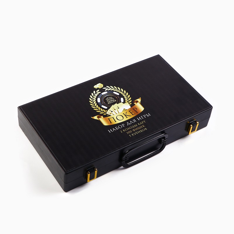 Покер "Время игры", набор для игры (300 фишек, 2 колоды карт, 5 кубиков)   9911694