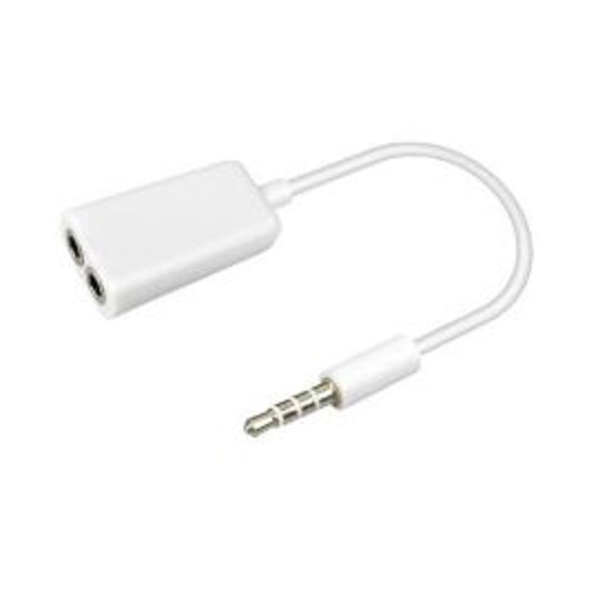 Разветвитель Jack 3.5 <--< 2*Jack 3.5 KIN KY-39 белый