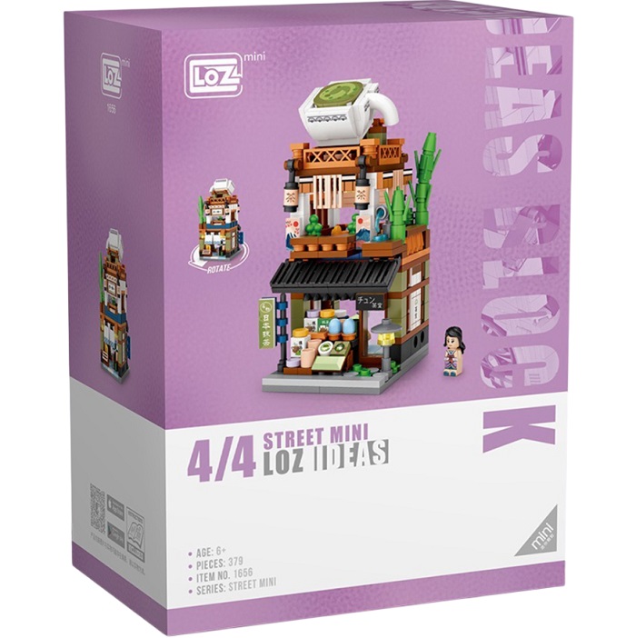 Конструктор LOZ 1656 Чайный дом матча