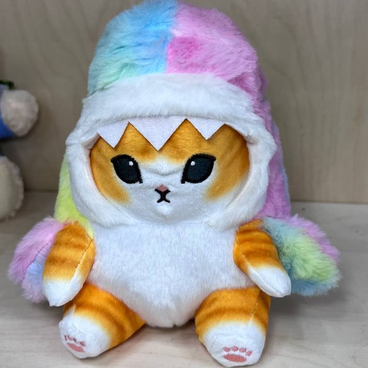 Мягкая игрушка Кот акула 20 см
