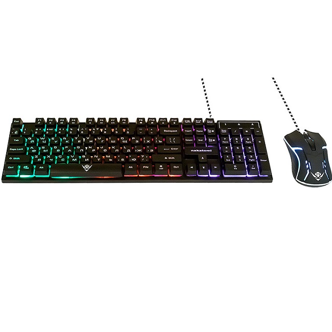 Клавиатура+мышь NAKATOMI KMG-2305U Black